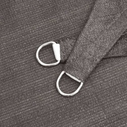 Voile d'ombrage 160 g/m² Anthracite 6x6 m PEHD 
