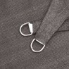 Voile d'ombrage 160 g/m² Anthracite 6x6 m PEHD 