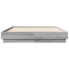 Cadre de lit sans matelas sonoma gris 140x190 cm 
