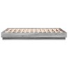 Cadre de lit sans matelas sonoma gris 140x190 cm 