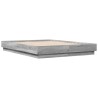 Cadre de lit sans matelas sonoma gris 140x190 cm 