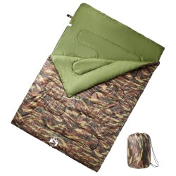 Sac de couchage double et oreillers adultes camping 3-4 saisons 