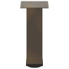 Pieds de table basse 4 pièces Acier naturel 42-44 cm Acier 