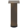Pieds de table basse 4 pièces Acier naturel 42-44 cm Acier 