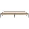 Cadre de lit sans matelas chêne sonoma 200x200 cm 