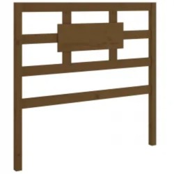 Cadre de lit sans matelas marron miel 100x200 cm bois massif 