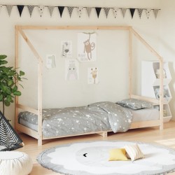 Cadre de lit pour enfants 80x200 cm bois de pin massif 