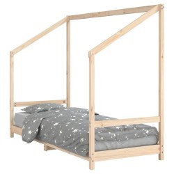 Cadre de lit pour enfants 80x200 cm bois de pin massif 