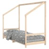 Cadre de lit pour enfants 80x200 cm bois de pin massif 