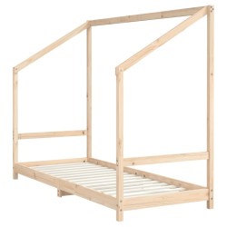 Cadre de lit pour enfants 80x200 cm bois de pin massif 