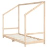 Cadre de lit pour enfants 80x200 cm bois de pin massif 