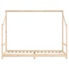 Cadre de lit pour enfants 80x200 cm bois de pin massif 