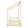 Cadre de lit pour enfants 80x200 cm bois de pin massif 