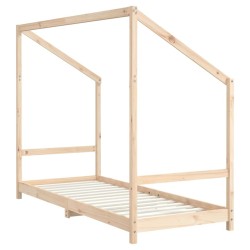 Cadre de lit pour enfants 80x200 cm bois de pin massif 