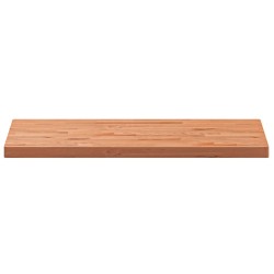 Comptoir de salle de bain 100x50x4 cm bois massif de hêtre 