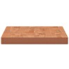 Comptoir de salle de bain 100x50x4 cm bois massif de hêtre 