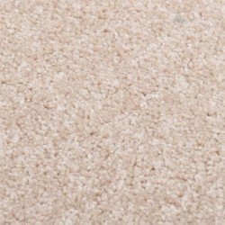 Tapis à poils courts 140x200 cm Beige foncé 