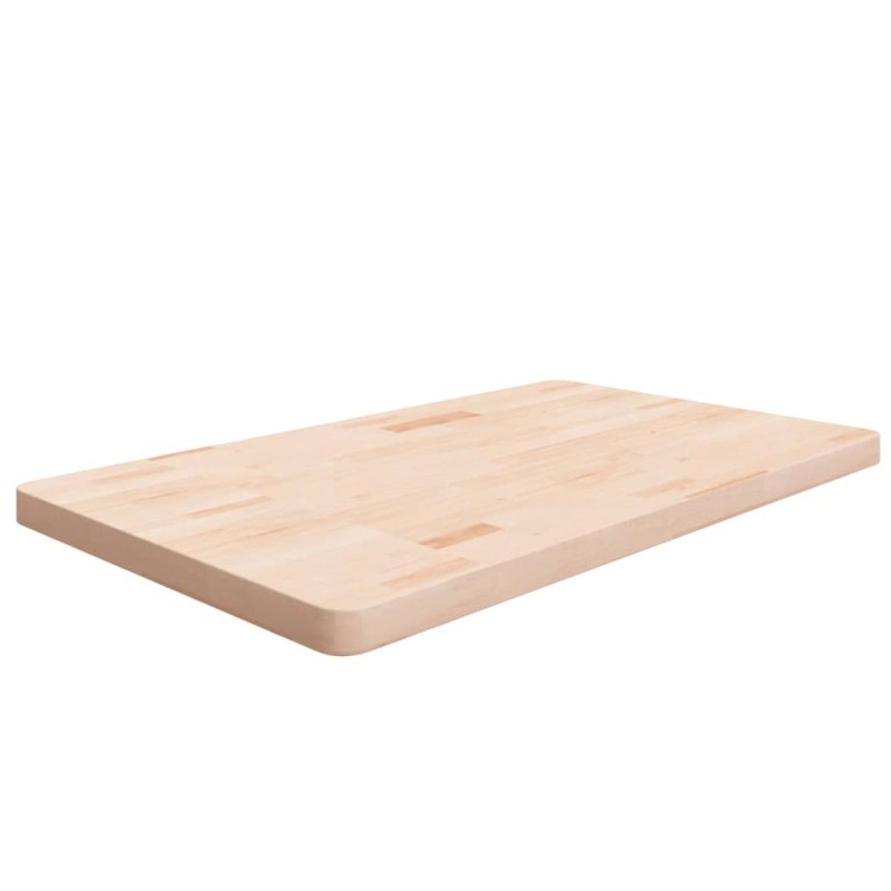 Comptoir de salle de bain 100x60x4 cm Bois massif non traité 