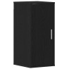 Armoire à chaussures chêne noir 32x35x70 cm bois ingénierie 