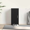 Armoire à chaussures chêne noir 32x35x70 cm bois ingénierie 
