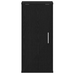 Armoire à chaussures chêne noir 32x35x70 cm bois ingénierie 