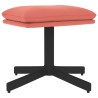 Repose-pied Rose 60x60x36 cm Velours 