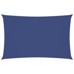 Voile de parasol tissu oxford rectangulaire 4x7 m bleu 