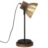 Lampe de bureau 25 W laiton antique 17x17x50 cm E27 