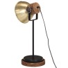 Lampe de bureau 25 W laiton antique 17x17x50 cm E27 