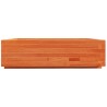 Jardinière cire marron 90x90x26,5 cm bois de pin massif 