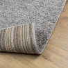 Tapis shaggy PAMPLONA poils longs moderne gris 240x240 cm 