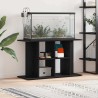 Support d'aquarium chêne noir 100x40x60 cm bois d'ingénierie 