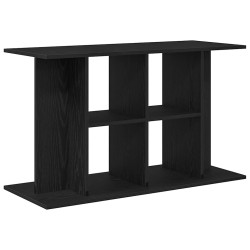 Support d'aquarium chêne noir 100x40x60 cm bois d'ingénierie 