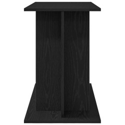 Support d'aquarium chêne noir 100x40x60 cm bois d'ingénierie 