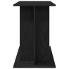 Support d'aquarium chêne noir 100x40x60 cm bois d'ingénierie 