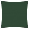 Voile d'ombrage 160 g/m² Vert foncé 6x6 m PEHD 