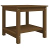 Table basse Marron miel 50x50x45 cm Bois massif de pin 