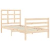 Cadre de lit sans matelas 100x200 cm bois massif 