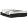 Cadre de lit sans matelas noir 120x190 cm 