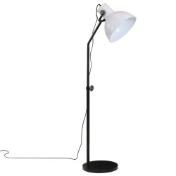 Lampadaire 25 W blanc 30x30x90-150 cm E27 