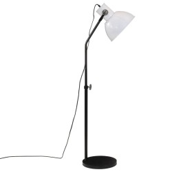 Lampadaire 25 W blanc 30x30x90-150 cm E27 