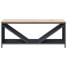 Étagère à bois de chauffage avec plateau en bois anthracite 