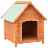 Niche pour chiens Bois de pin et de sapin massif 72x85x82 cm 