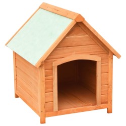 Niche pour chiens Bois de pin et de sapin massif 72x85x82 cm 