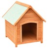 Niche pour chiens Bois de pin et de sapin massif 72x85x82 cm 