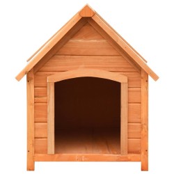 Niche pour chiens Bois de pin et de sapin massif 72x85x82 cm 