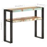 Table console 90x30x75 cm Bois de récupération massif 
