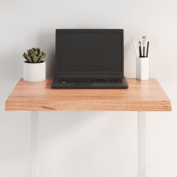 Dessus de table bois massif traité bordure assortie                                                                          