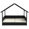 Niche pour chien avec coussin résine tressée 