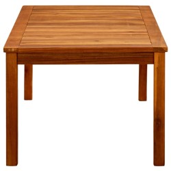 Table basse de jardin 110x60x45 cm Bois solide d'acacia 